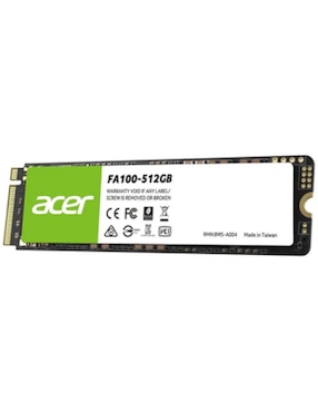 Almacenamiento Interno Acer de 512 GB