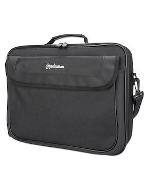 Maletín Manhattan Cambridge de poliéster con compartimiento para laptop 15.6 pulgadas y celular