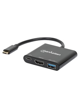 Adaptador USB C- HDMI Manhattan