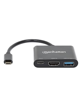 Adaptador USB C- HDMI Manhattan