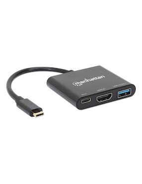 Adaptador USB C- HDMI Manhattan