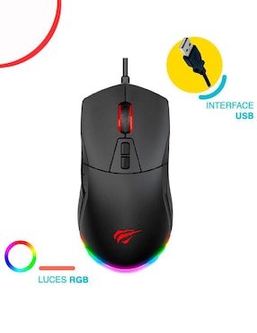 Mouse Gaming Alámbrico Titano