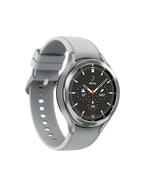 Smartwatch Samsung Galaxy Watch 4 Classic 46mm Color Plateado unisex con GPS