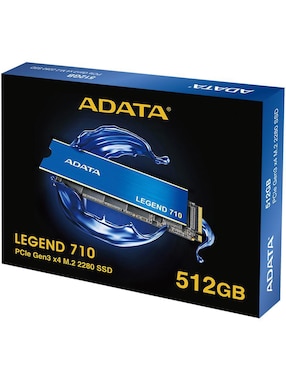 Unidad SSD Adata Capacidad 512 GB