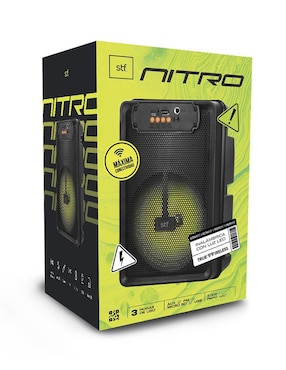 Bocina Portátil STF Nitro Alámbrica e Inalámbrica