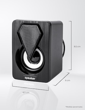 Bocinas Gaming Techzone DN-DYX01B Alámbricas
