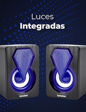 Bocinas Gaming Techzone DN-DYX01B Alámbricas