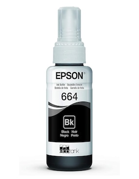 Botella De Tinta Epson T664120 Negro