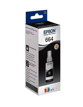 Botella de Tinta Epson T664120 negro