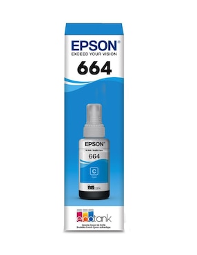 Botella de Tinta Epson T664220 ciano