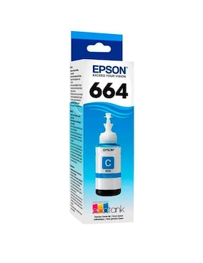 Botella de Tinta Epson T664220 ciano