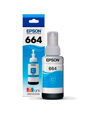 Botella de Tinta Epson T664220 ciano