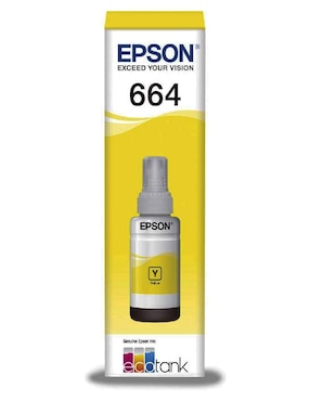 Botella de Tinta Epson T664120 amarillo