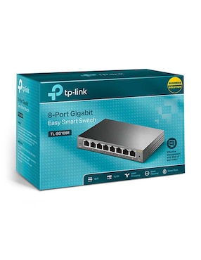 Conmutador ethernet Inalámbrico Tp-Link TL-SG108E/NEW