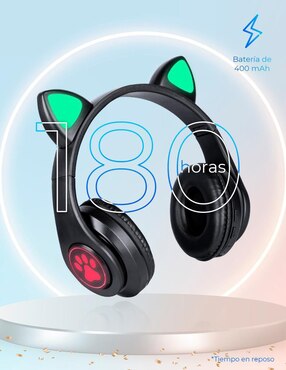 Audífonos Over-Ear Techzone DN-BEJ03B inalámbricos