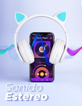 Audífonos Over-Ear Techzone DN-BEj03B inalámbricos