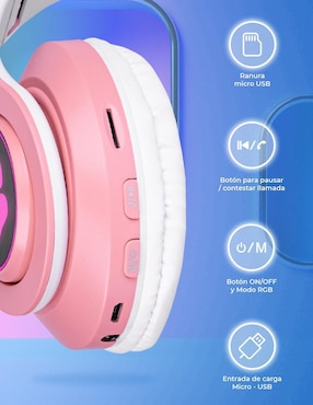 Audífonos Over-Ear Techzone DN-BEJ03B inalámbricos