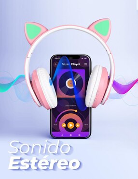 Audífonos Over-Ear Techzone DN-BEJ03B inalámbricos