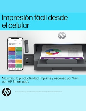 Multifuncional Hp Smart tank 790 de tinta continua alámbrica a color