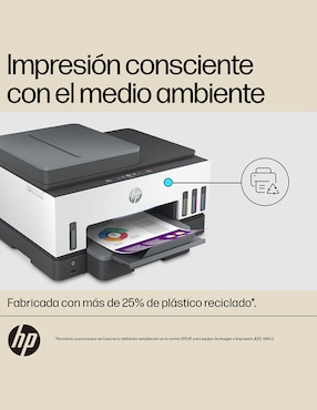 Multifuncional Hp Smart tank 790 de tinta continua alámbrica a color