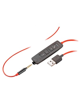 Audífonos de Diadema Poly Blackwire 3225 Alámbricos con Cancelación de Ruido