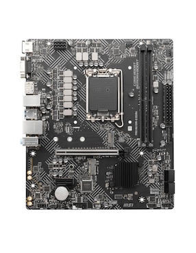 Tarjeta Madre MSI PRO H610M-G Con Procesador Intel