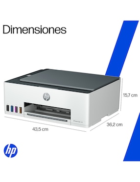 Multifuncional HP Smart Tank 580 de tinta continua inalámbrica a color
