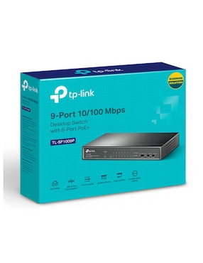 Conmutador ethernet Inalámbrico Tplink TL-SF1009P
