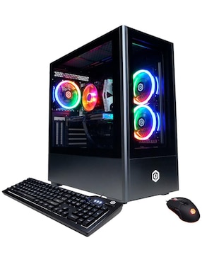 Computadora Gamer Cyberpower GXI3400BSTV10 4K/UHD Intel Core I7 NVIDIA GeForce RTX 3060 Ti 16 GB RAM 1 TB HDD 500 GB SSD