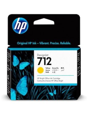 Cartucho Tinta Estándar HP 3ED69A amarillo