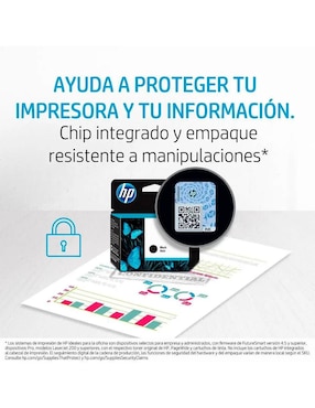 Cartucho Tinta Estándar HP 3ED70A negro