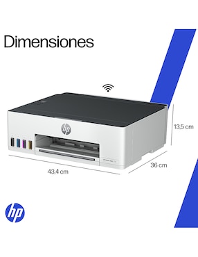 Impresora térmica HP modelo Smart Tank 210 de tanques inalámbrica a color