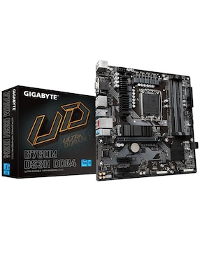 Tarjeta Madre Gigabyte B760M DS3H Con Procesador Intel