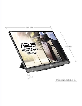 Monitor Asus standard full HD 15.6 pulgadas MB16ACE