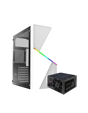 Gabinete De Computadora Acteck AC-935722 + Fuente De Poder