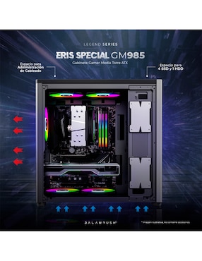 Gabinete de Computadora Balam Rush BR-935654