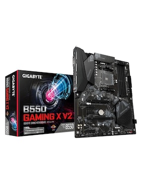 Tarjeta Madre Gigabyte B550 Gaming X V2 Con Procesador AMD