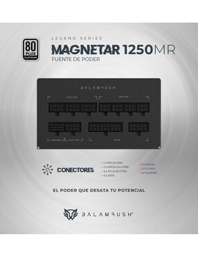 Fuente de poder Balam Rush Magnetar 1250mr