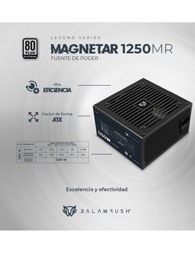 Fuente de poder Balam Rush Magnetar 1250mr
