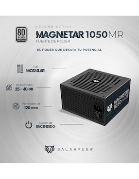 Fuente de poder Balam Rush Magnetar 1050mr