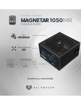 Fuente de poder Balam Rush Magnetar 1050mr