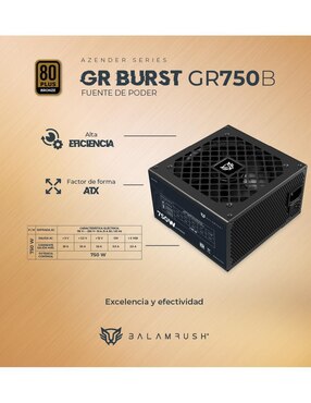 Fuente de Poder Balam Rush GR Burst GR750B