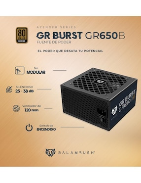 Fuente de Poder Balam Rush GR Burst GR650B