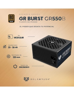 Fuente de Poder Balam Rush GR Burst GR550B