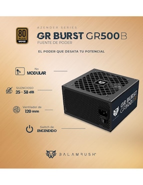 Fuente de Poder Balam Rush GR Burst GR500B