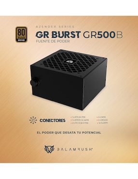 Fuente de Poder Balam Rush GR Burst GR500B
