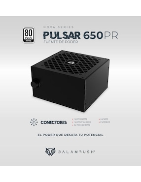 Fuente de Poder Balam Rush Pulsar 650PR