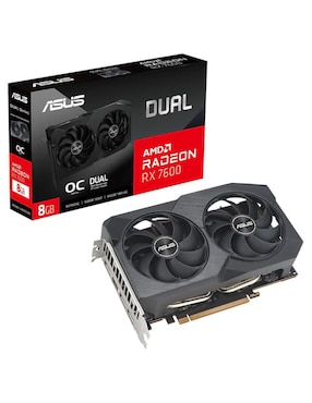 Tarjeta De Video ASUS DUAL-RX7600-O8G-V2