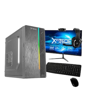 Computadora Gamer Xtreme PC Gaming XTACIQ8GBHD600MV3 23.8 Pulgadas Full HD  Intel Celeron Intel UHD 600 16 GB RAM 500 GB SSD