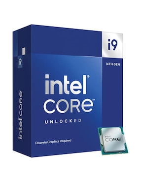 Procesador Intel Core i9 14900KF con 24 núcleos